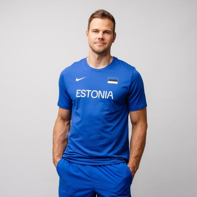 Nike team estonia men s dri fit t shirt tops and shirts Running Buy online Sportland