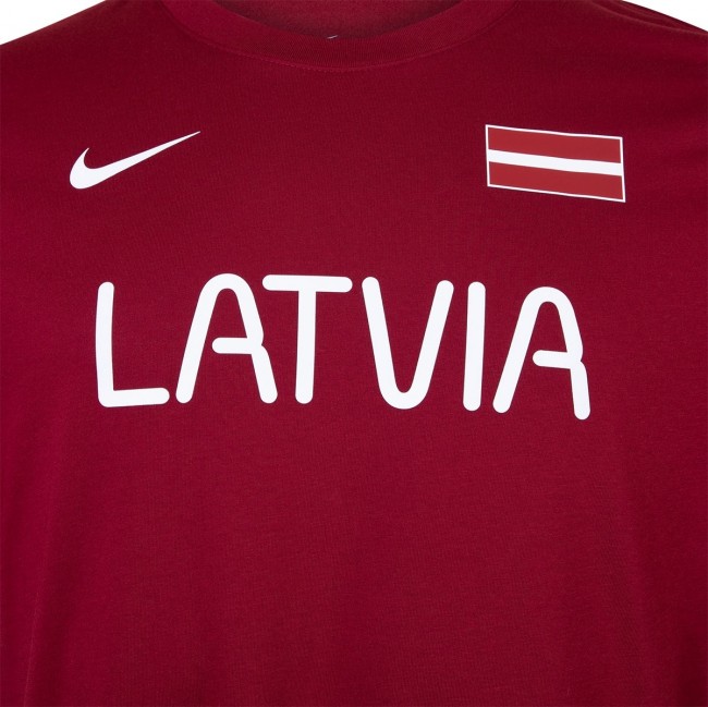 Nike team latvia 24 men s dri fit t shirt tops and shirts Leisure Buy online Sportland