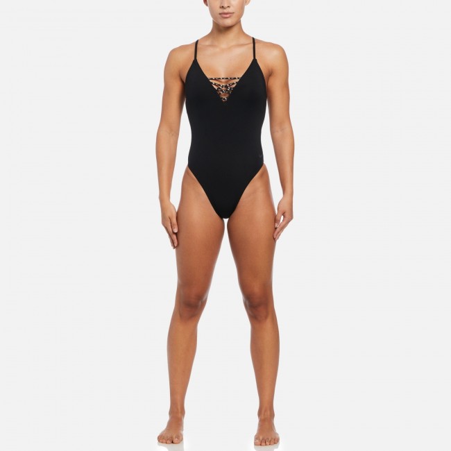 Nike swim women s sneakerkini 2.0 crossback one piece swimwear and bikinis Swimming Buy online Sportland