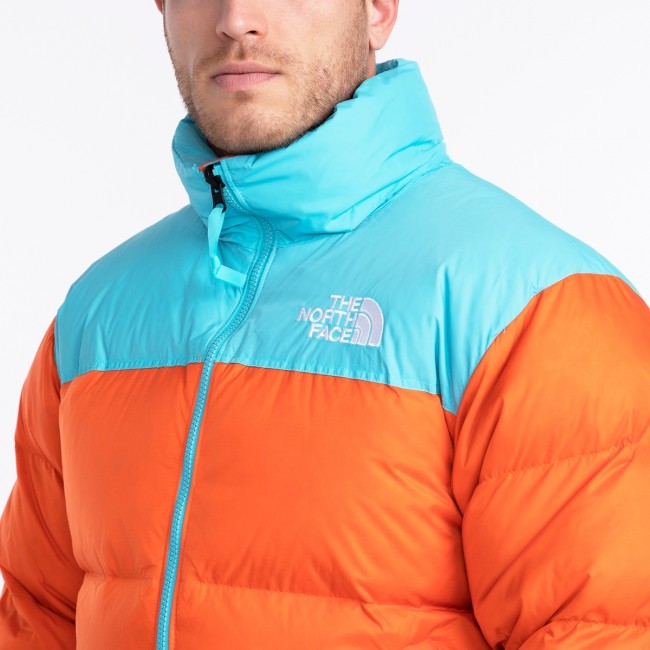 Men's 1996 retro nuptse jacket orange clearance