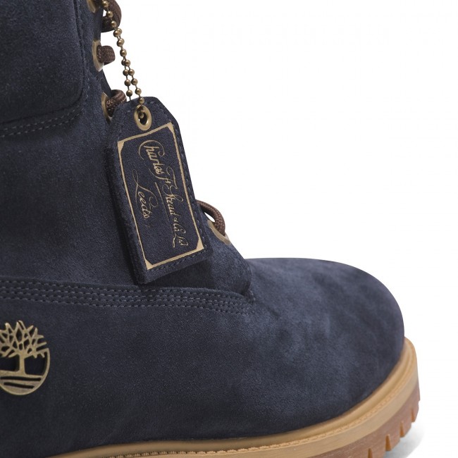 Mens timberland boots navy blue online