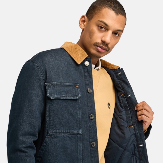 Timberland men s trucker insulated denim jacket jackets and parkas Leisure Buy online Sportland