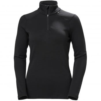 DSG Women's D-Tech Base Layer Shirt - Black/Olive - My Cooling Store