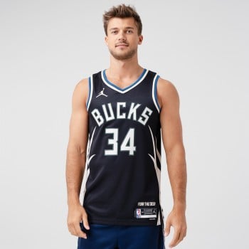 Milwaukee Bucks Statement Edition Men's Jordan Dri-FIT NBA Short-Sleeve Top