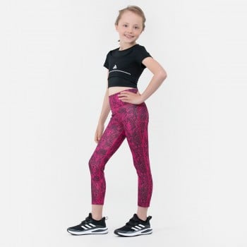 rrhss Girls Active Leggings with Pockets High Waisted Dance Tights Kids  Running Gym Yoga Pants Dark