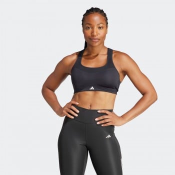Women's Clothing - Tailored Impact Luxe Training High-Support Bra - Black