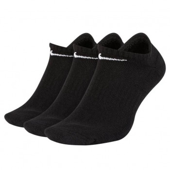 Nike Everyday 3 Pack Cotton Cushioned Crew Socks Unisex Black/White, £15.00