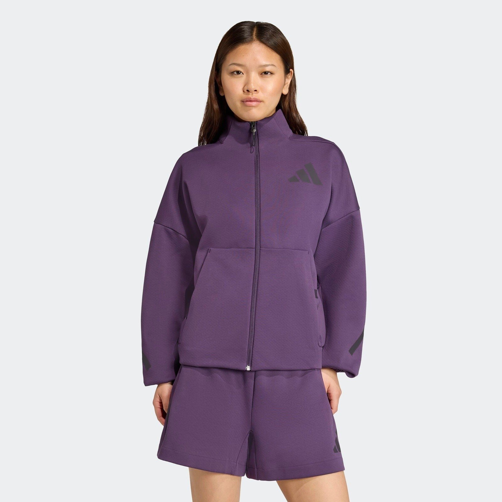 ADIDAS WOMEN'S Z.N.E. FULL-ZIP HOODIE | Hoodies and
