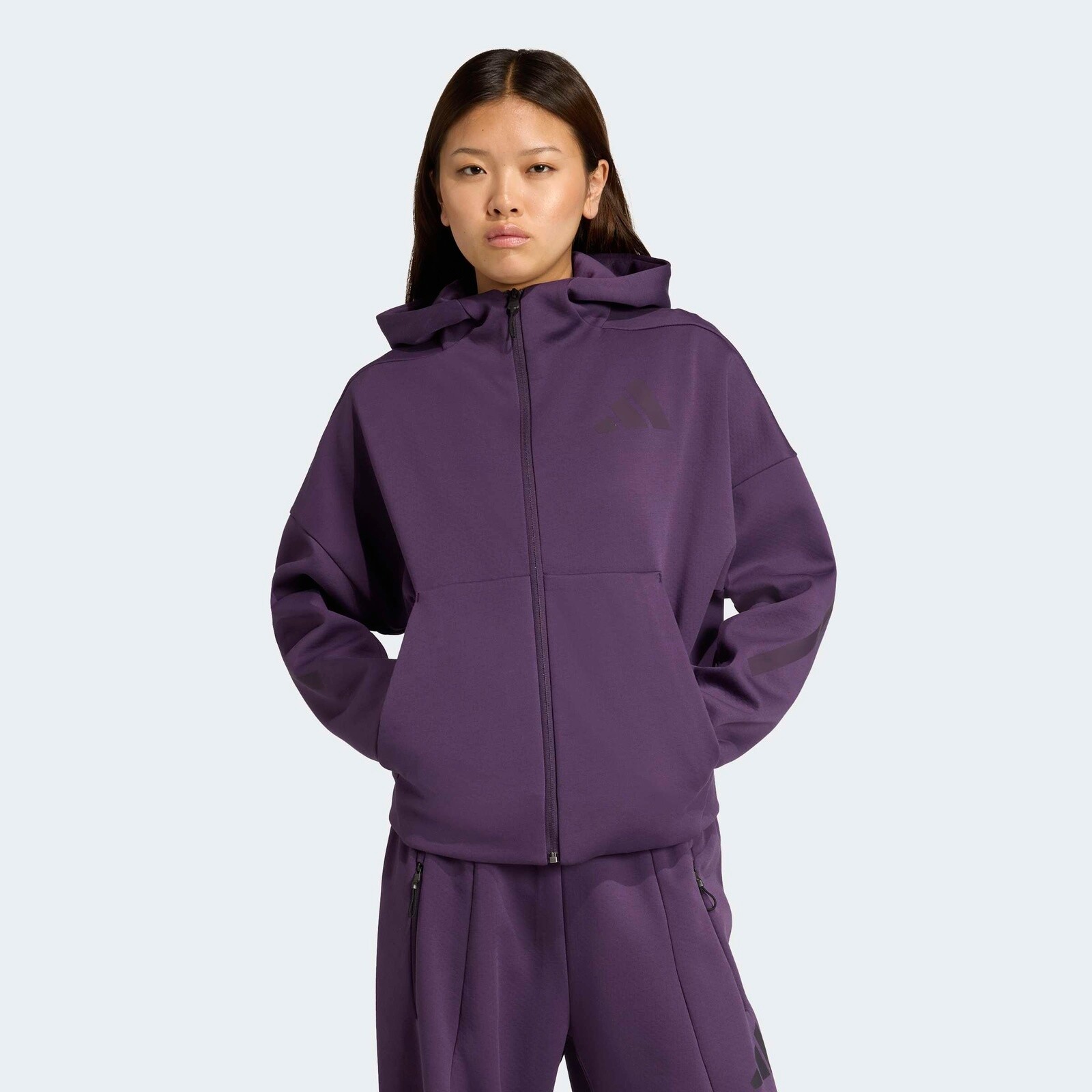 ADIDAS WOMEN'S Z.N.E. FULL-ZIP HOODIE | Hoodies and