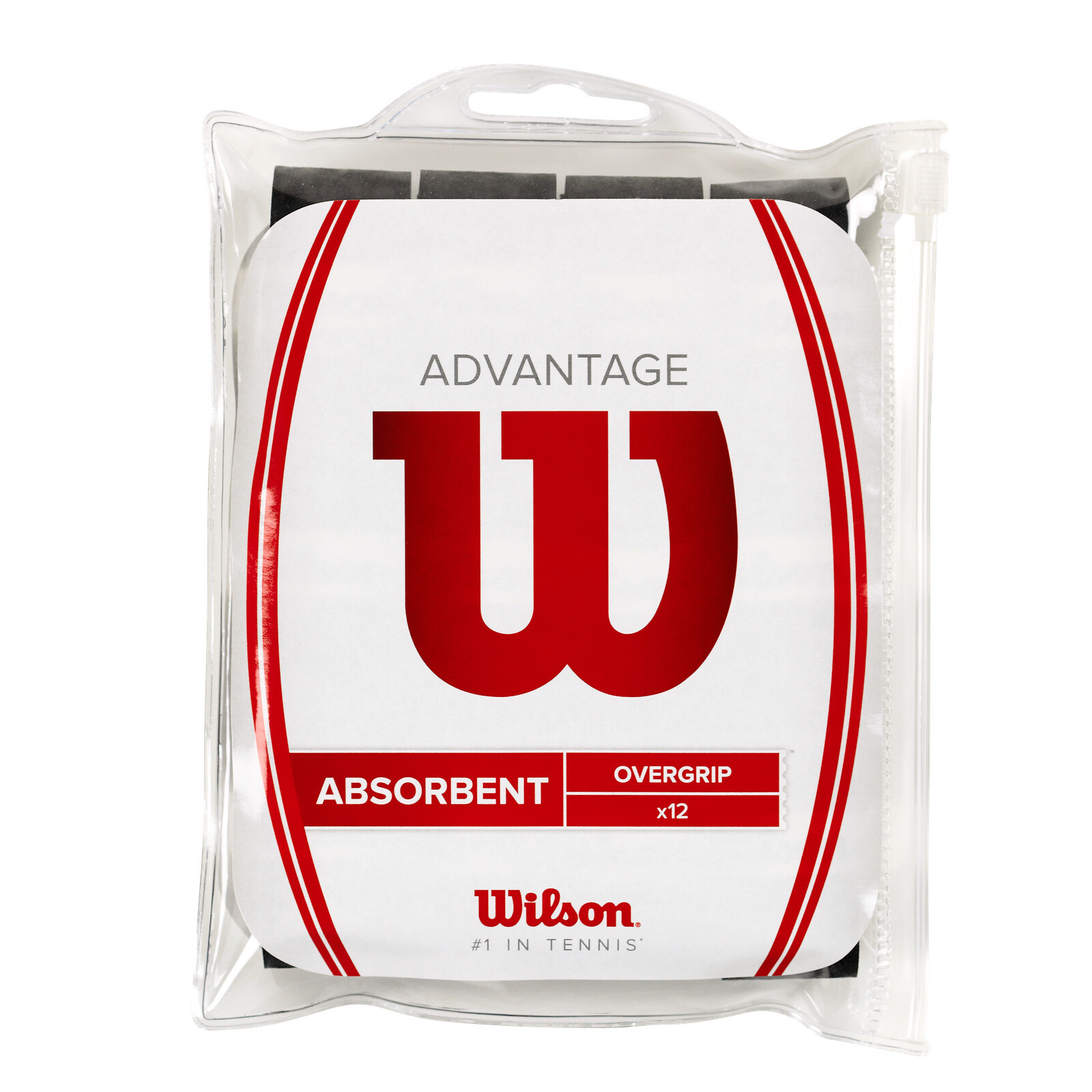 Wilson Profile Overgrip - Extra Tacky, Tire Tread Pattern, Black